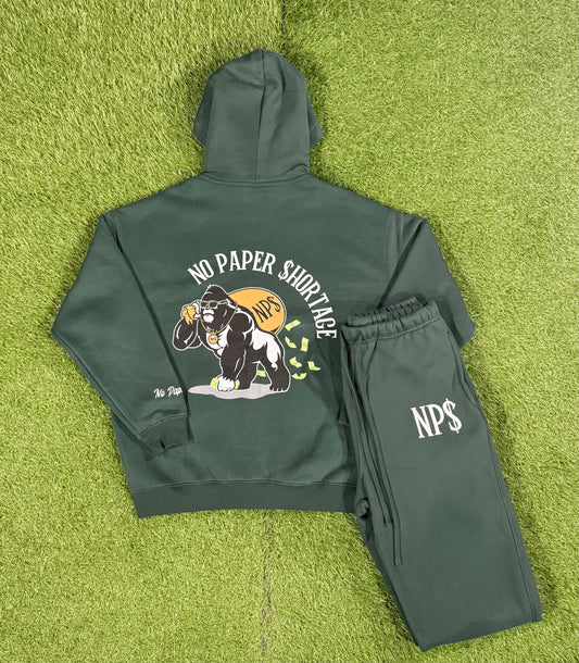 NP$ Zip-up Hoodie Set