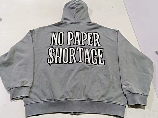 No Paper $hortage (Zip-up Hoodie Set) (Pre-order)