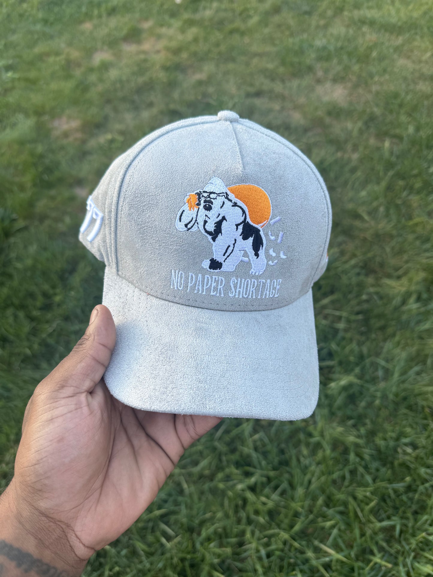 NP$ Suede Trucker Hat