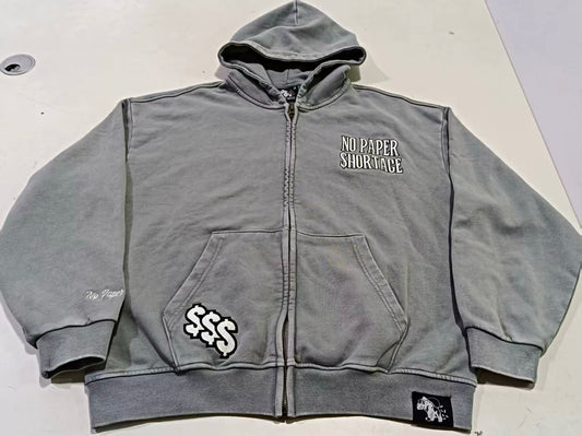 No Paper $hortage (Zip-up Hoodie Set) (Pre-order)