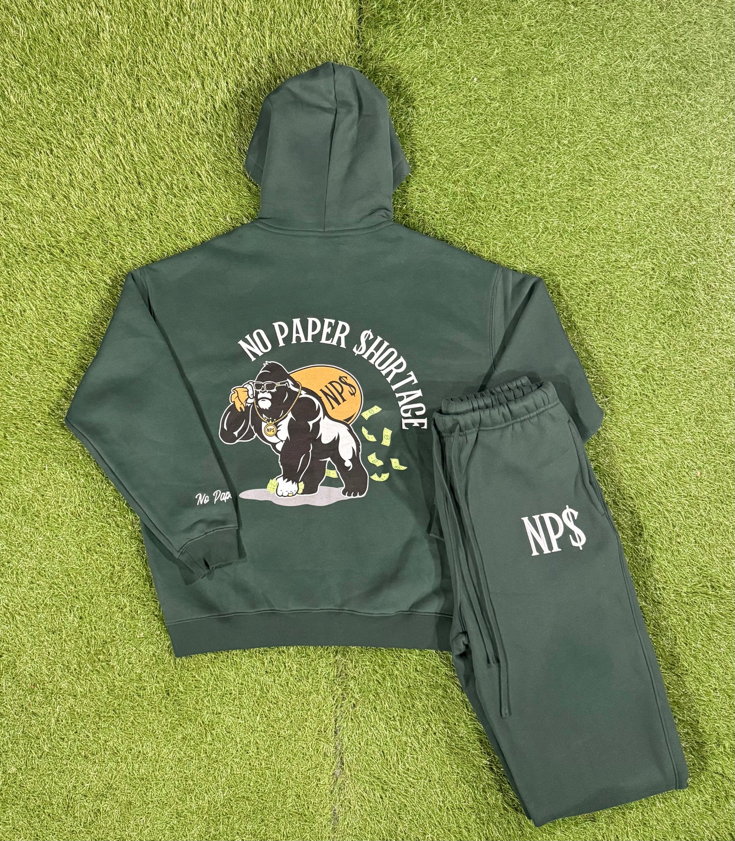 NP$ Zip-up Hoodie Set