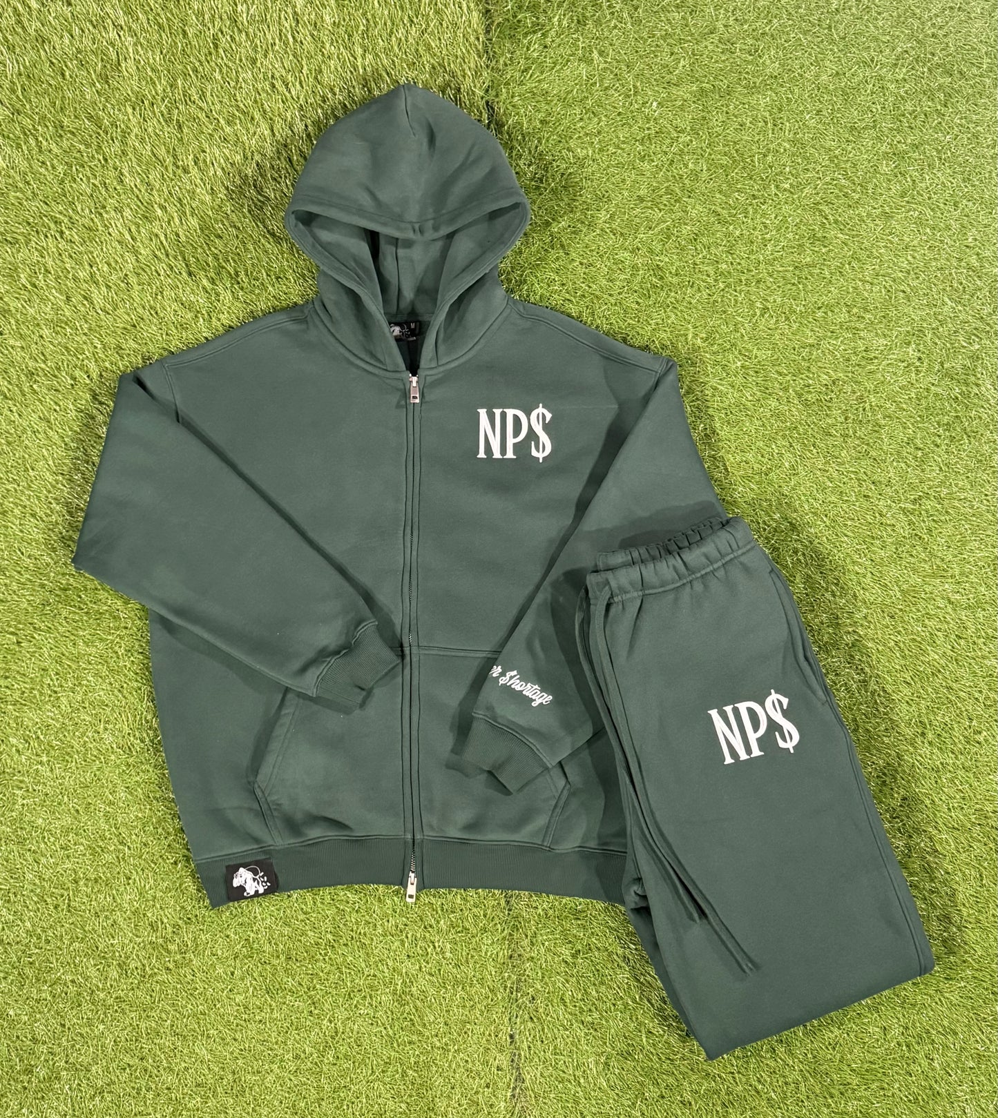 NP$ Zip-up Hoodie Set