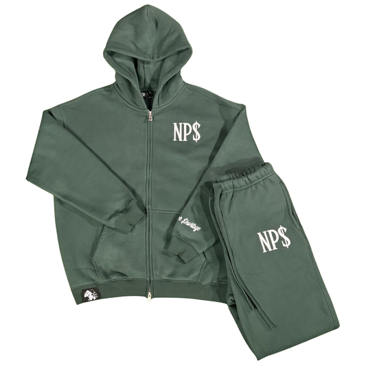 NP$ Zip-up Hoodie Set