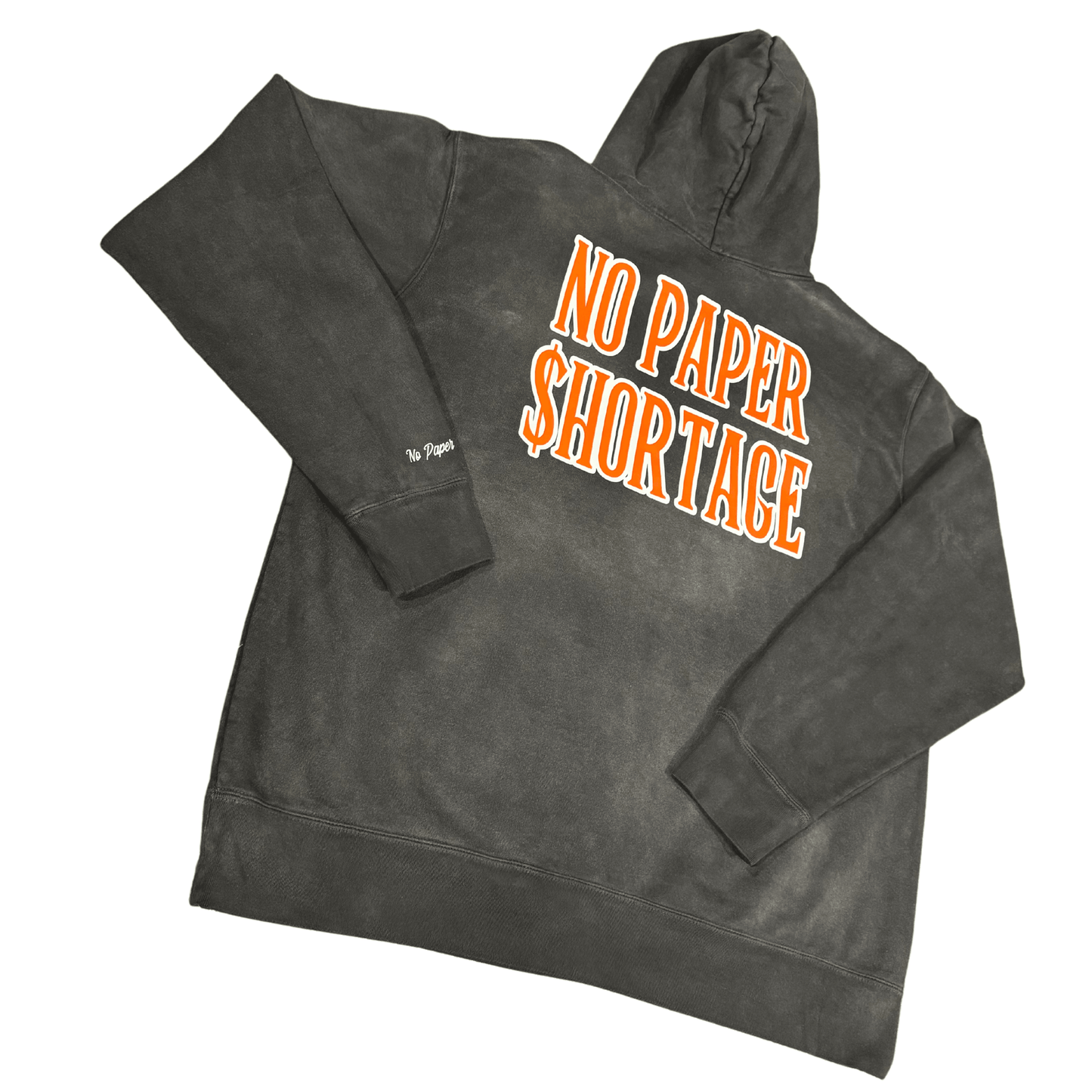 NP$ Pullover Hoodie - Smoke Black